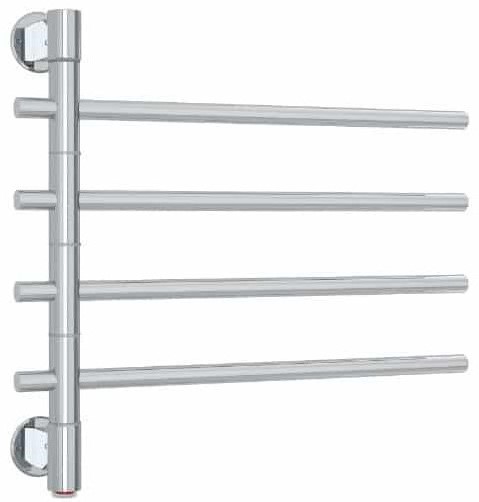 Straight Round Swivel Heated Towel Rail 600 x 540mm SV24